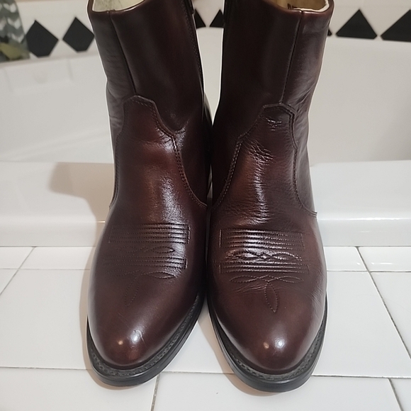 Durango Man’s Leather Western Ankle Boots size 8.5EE - Picture 8 of 9